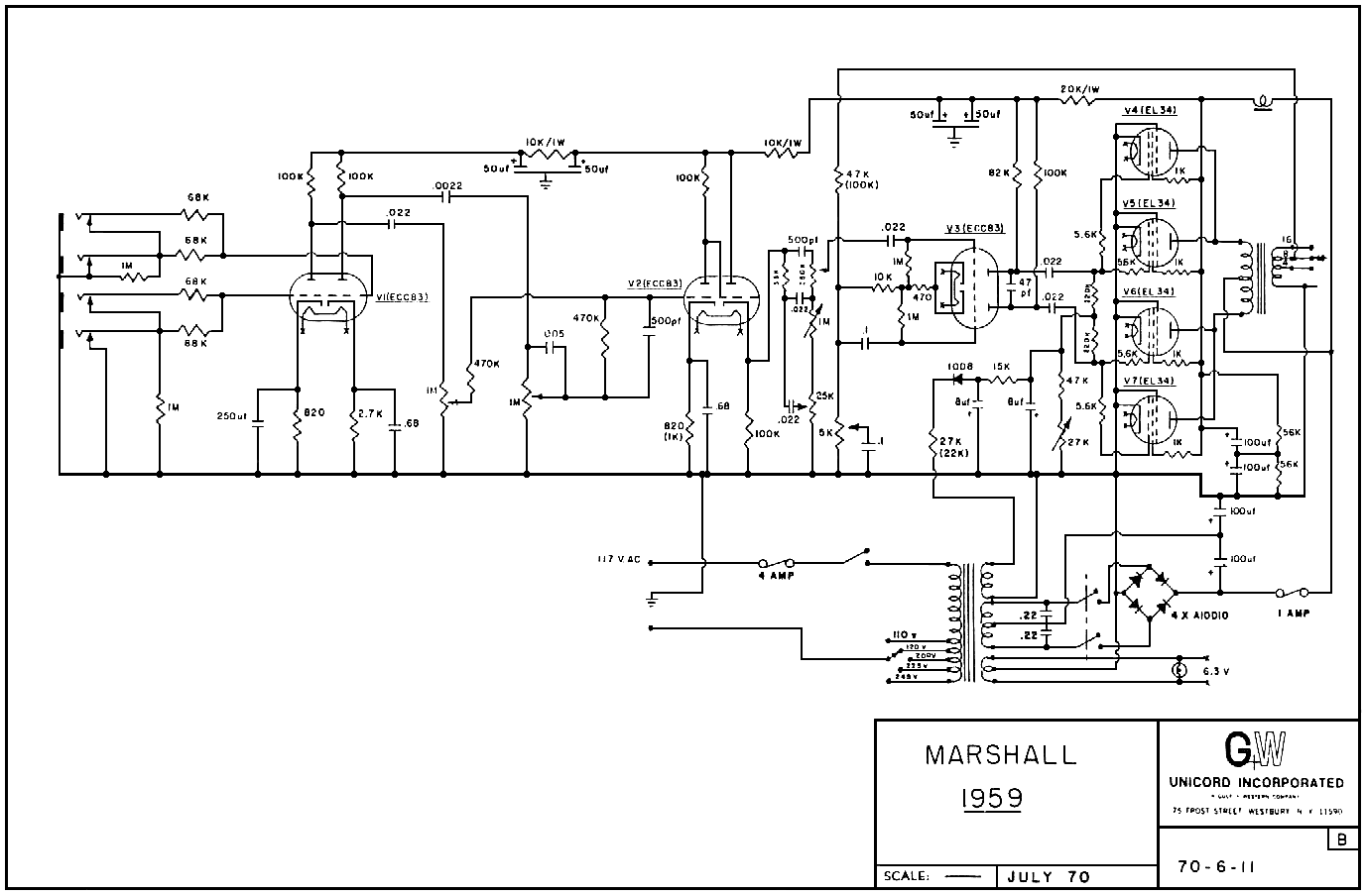 Marshall Schematics