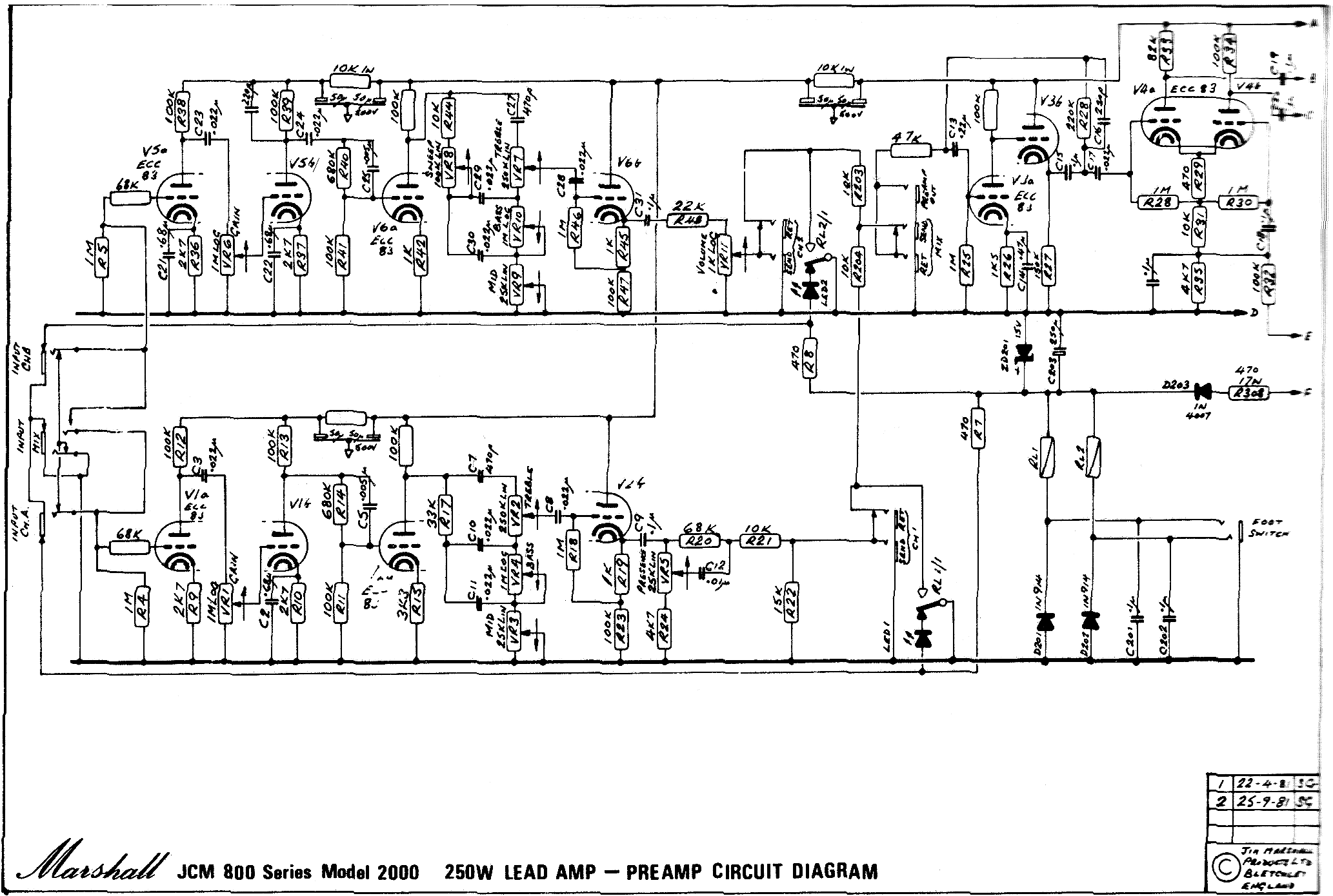 Image Result For Tube Bass Amp Schematic