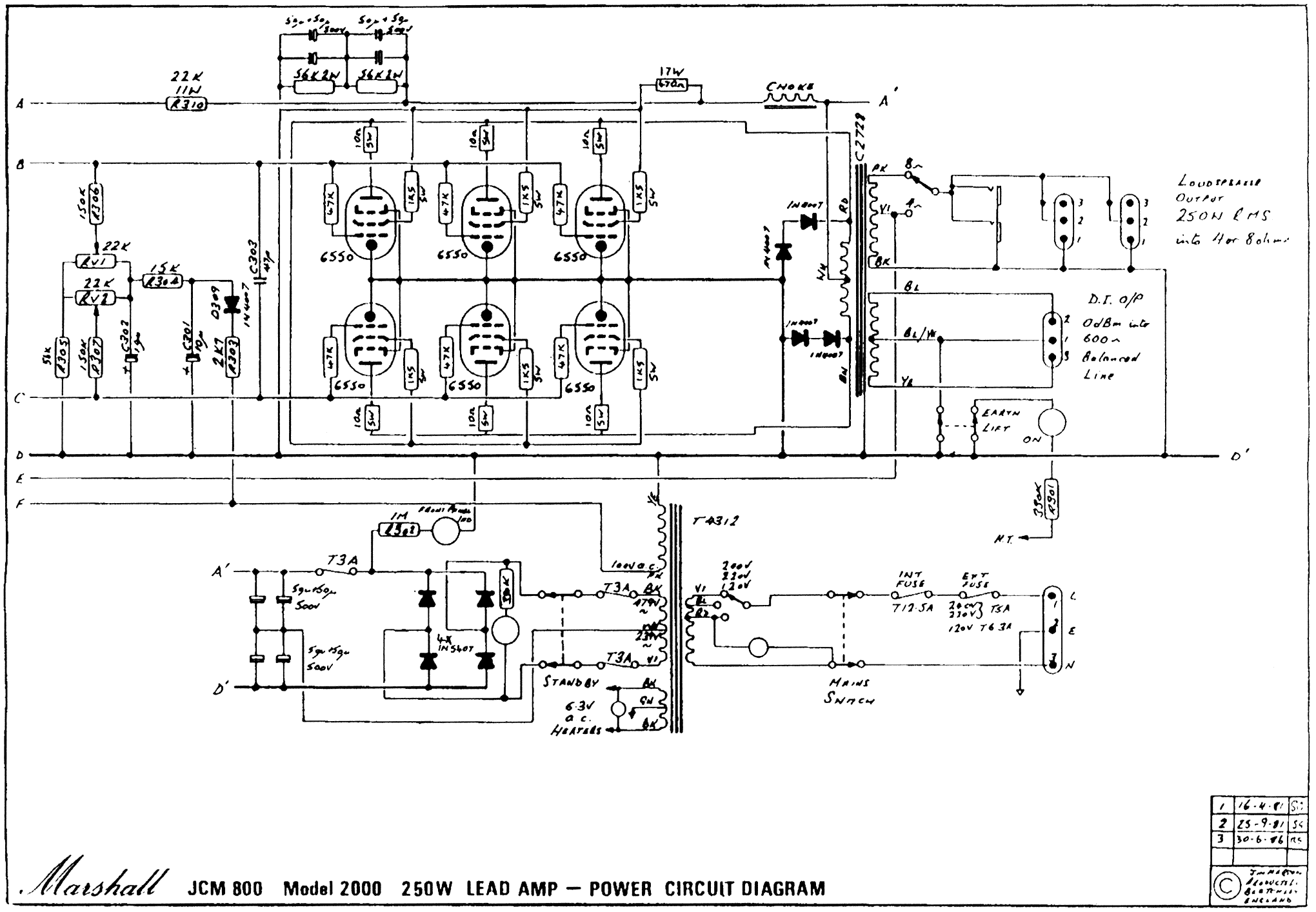 Marshall Wire Diagram Wiring Diagrams Resources