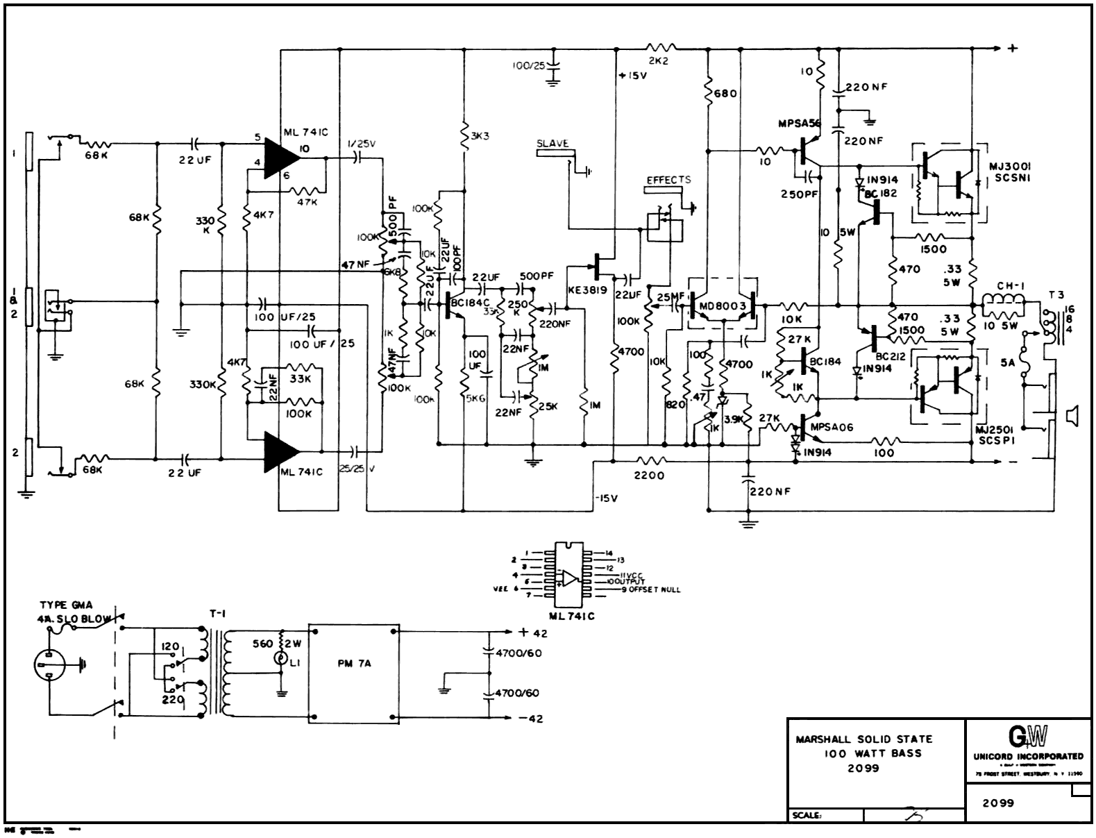 Marshall Schematics