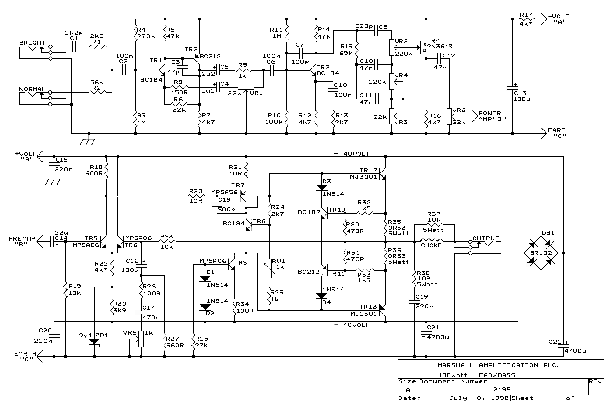 Marshall Schematics